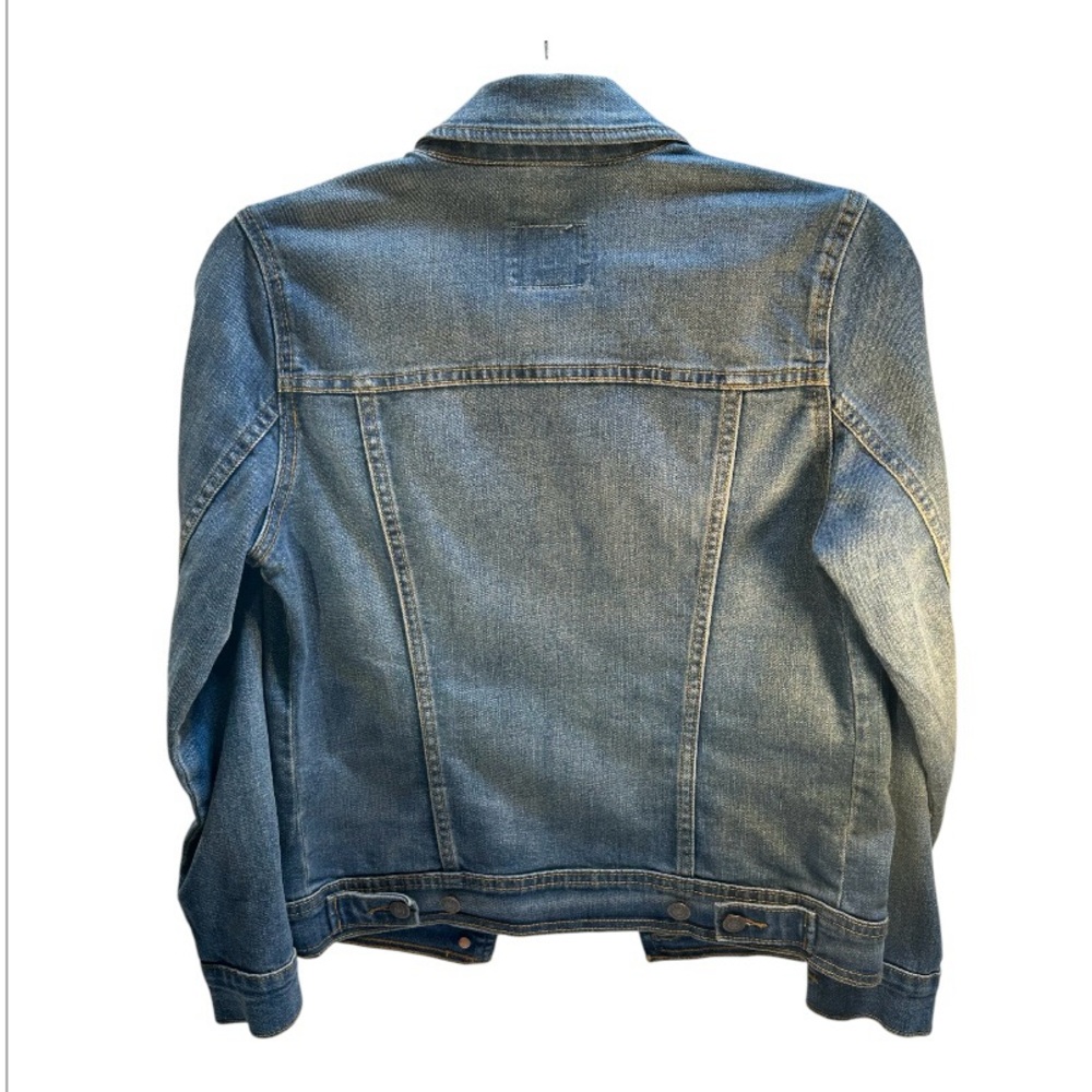 Old Navy Denim Jean Trucker Jacket Size XS Women Blue Medium Wash Classic - Picture 3 of 8